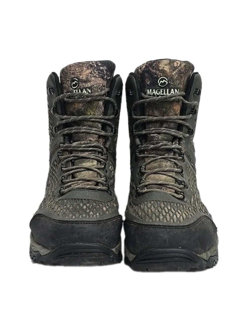Men's Magellan Outdoors Pro Offroad Waterproof Boots Size 12D #163906 Mossy Oak - Picture 3 of 14